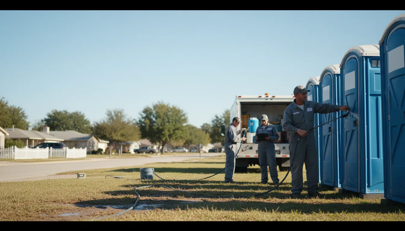 Long-Term Portable Toilet Rental in Hanston, KS near me
